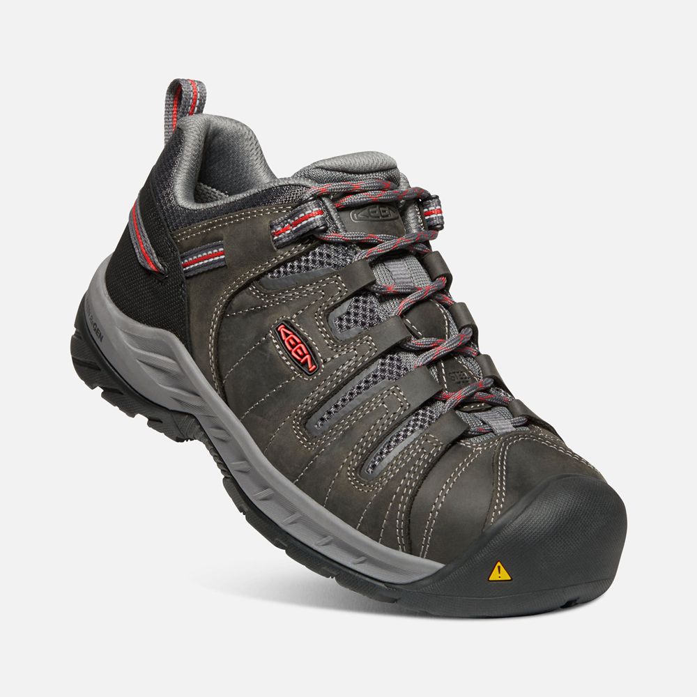 Chaussures de Travail Keen Femme porno Foncé | Flint Ii (Steel Toe) | AKHWP-8097